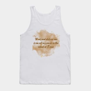 Jesus heal me! Tank Top